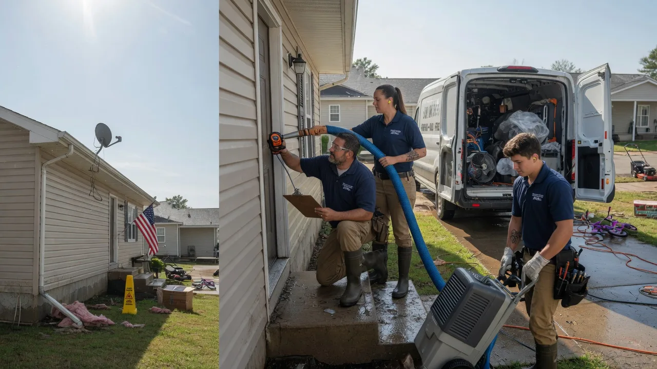 Ceiling Water Damage Restoration in Earlysville, VA near me